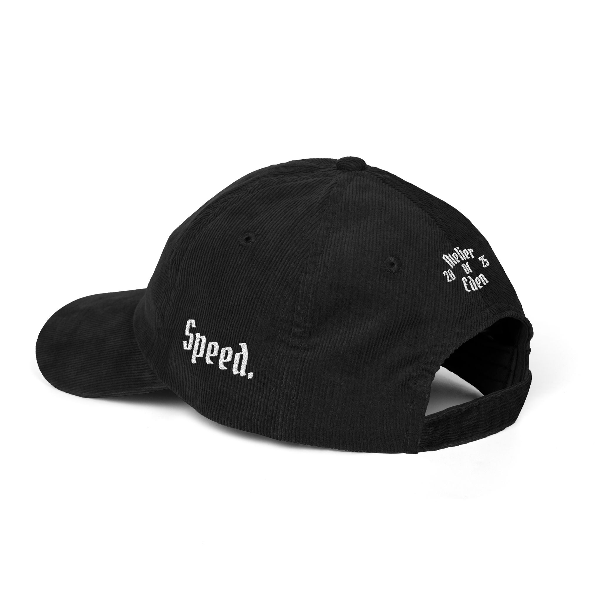 AtelierOfEden “Live To Create.” Vintage Corduroy Cap (Embroidery)