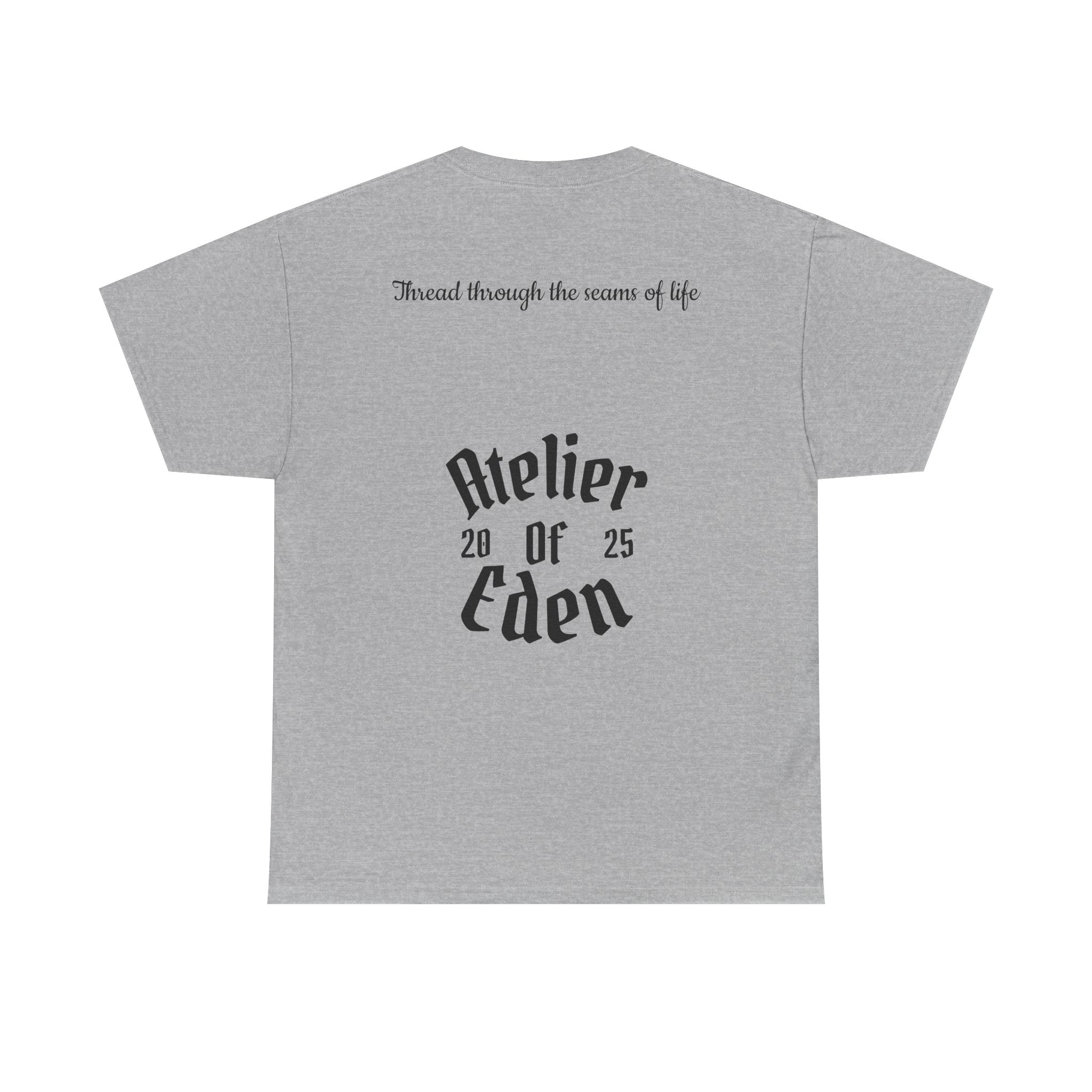 "Thread Into Reality" Atelier Of Eden. Minimal Script T-Shirt