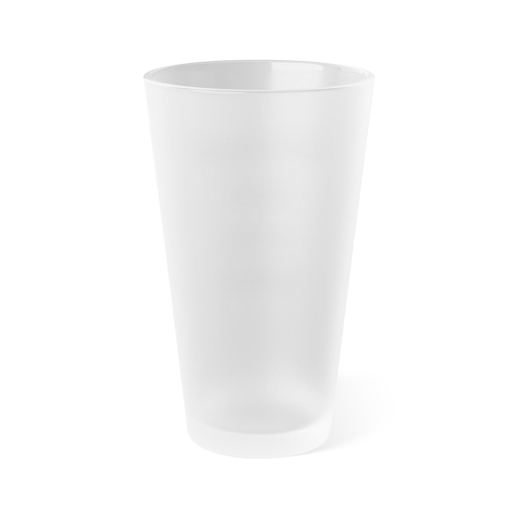 AtelierOfEden “Unhinged Back on My Bullshit” Frosted Pint Glass 16oz