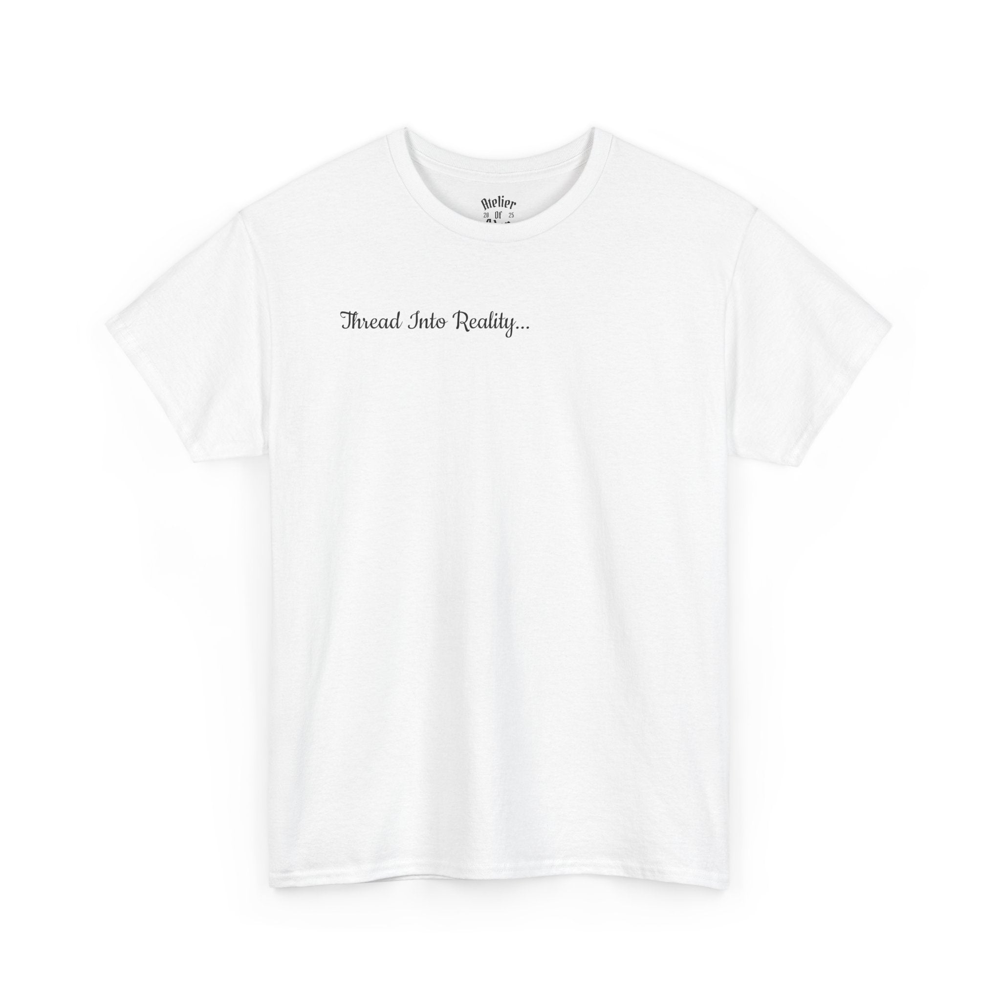 "Thread Into Reality" Atelier Of Eden. Minimal Script T-Shirt