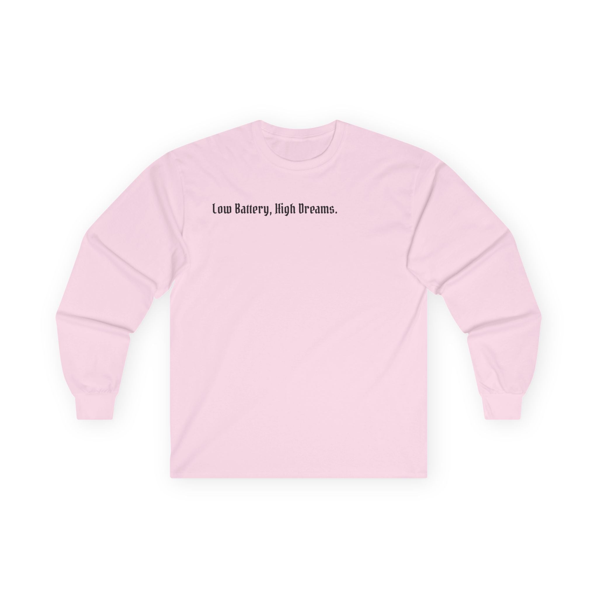 AtelierOfEden "Low Battery, High Dreams." Soft Vintage-Feel Long Sleeve