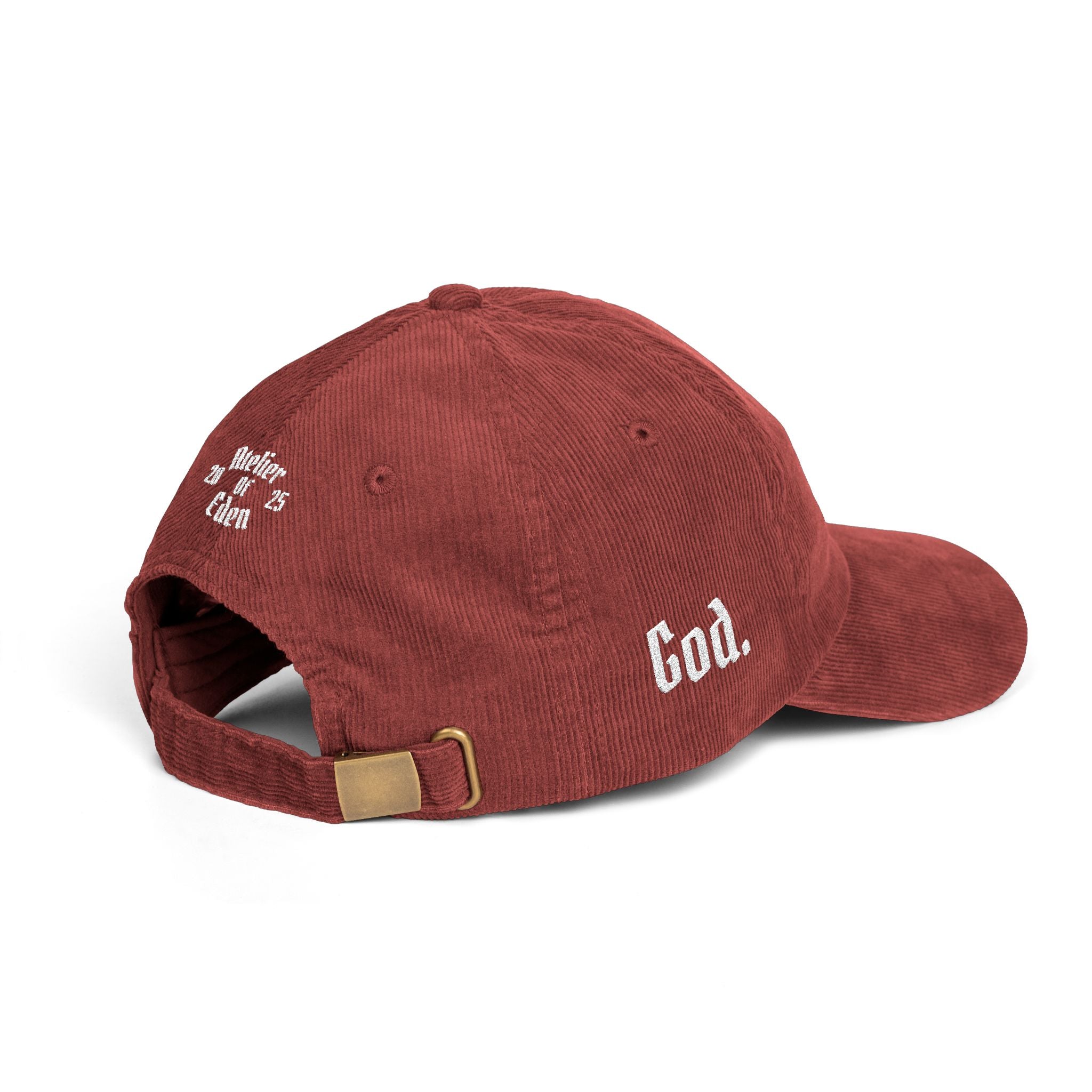 AtelierOfEden “Satisfy your soul” Vintage Corduroy Cap (Embroidery)