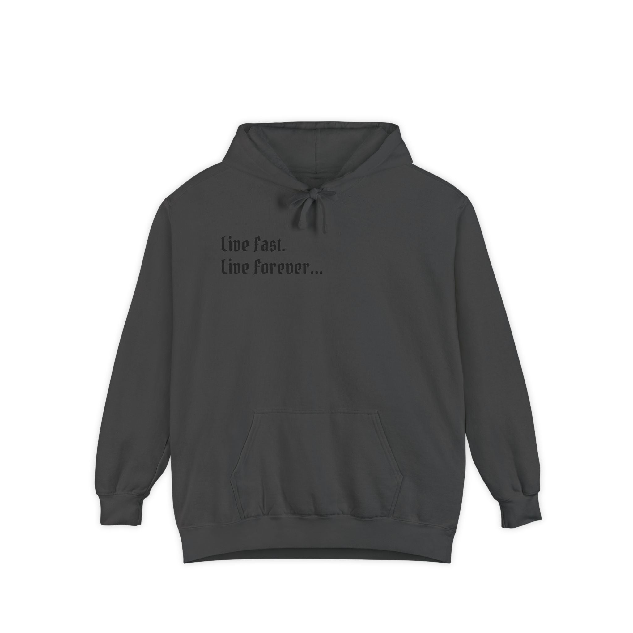"Live Fast. Live Forever..." Atelier Of Eden. Unisex Hoodie