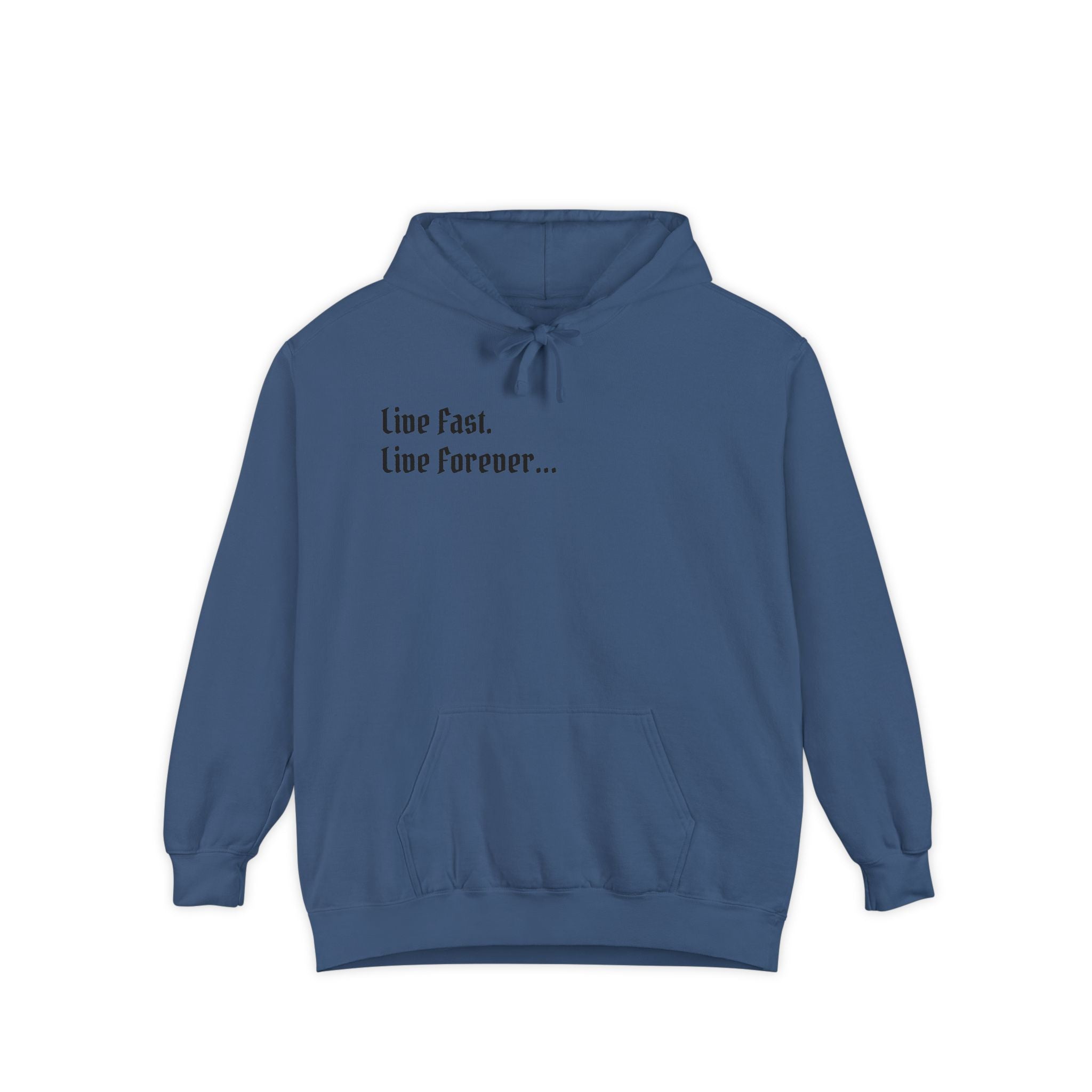 "Live Fast. Live Forever..." Atelier Of Eden. Unisex Hoodie