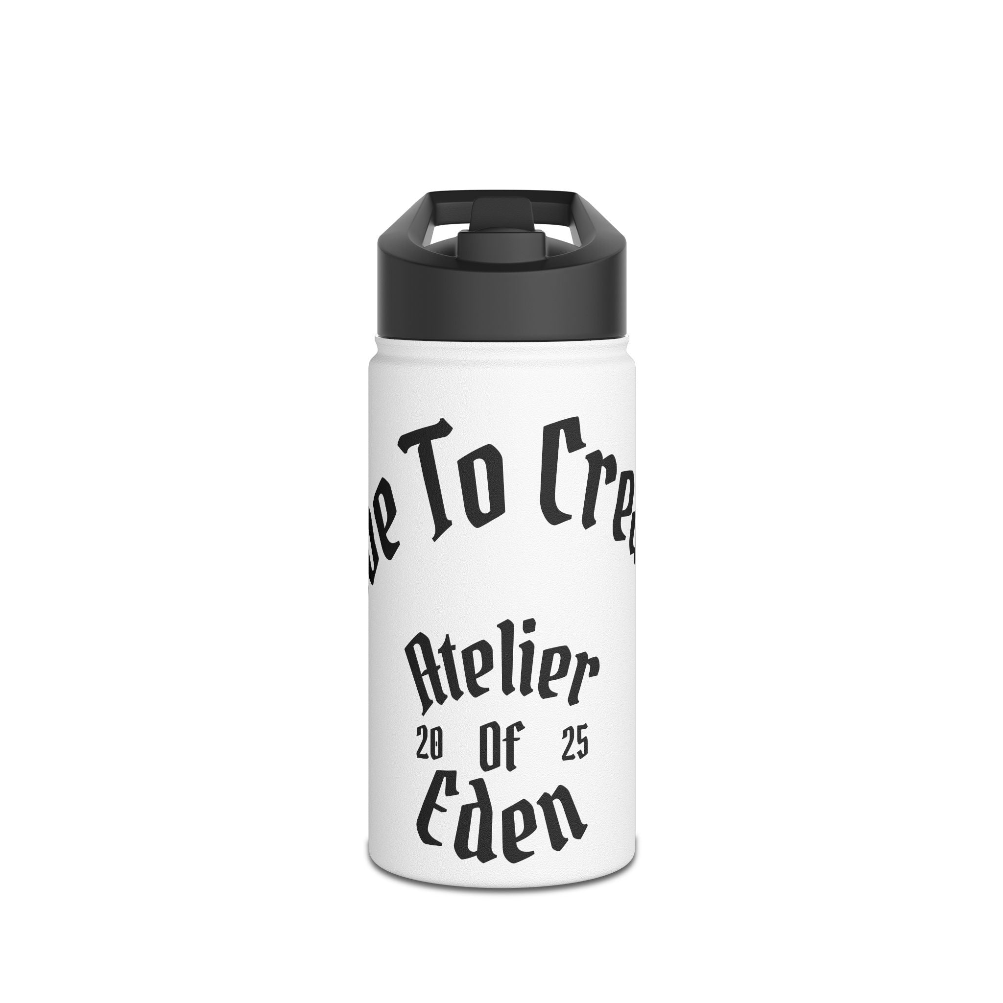 AtelierOfEden "Live To Create." Stainless Steel Water Bottle