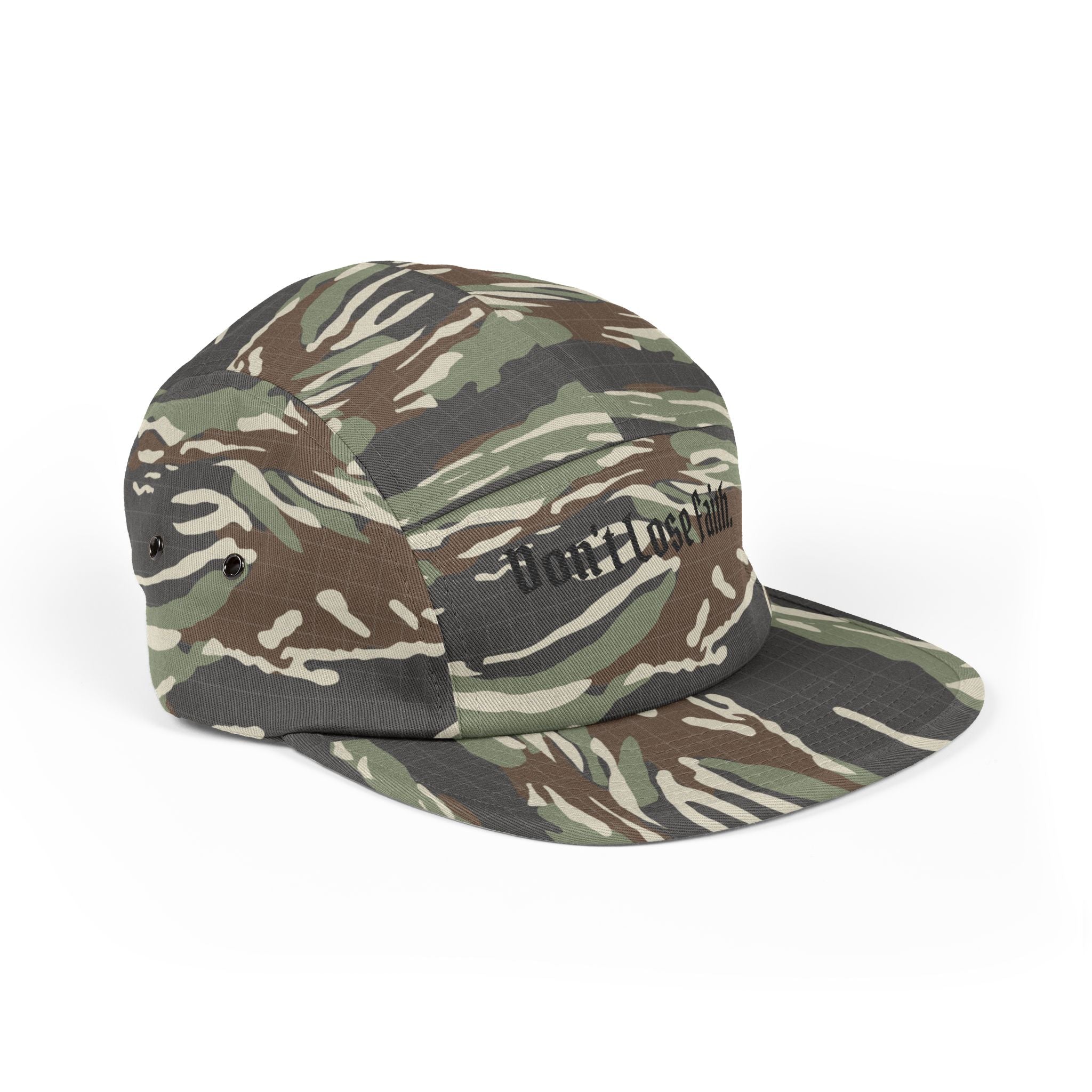 "Don't Lose Faith." Embroidered 5-Panel Cap