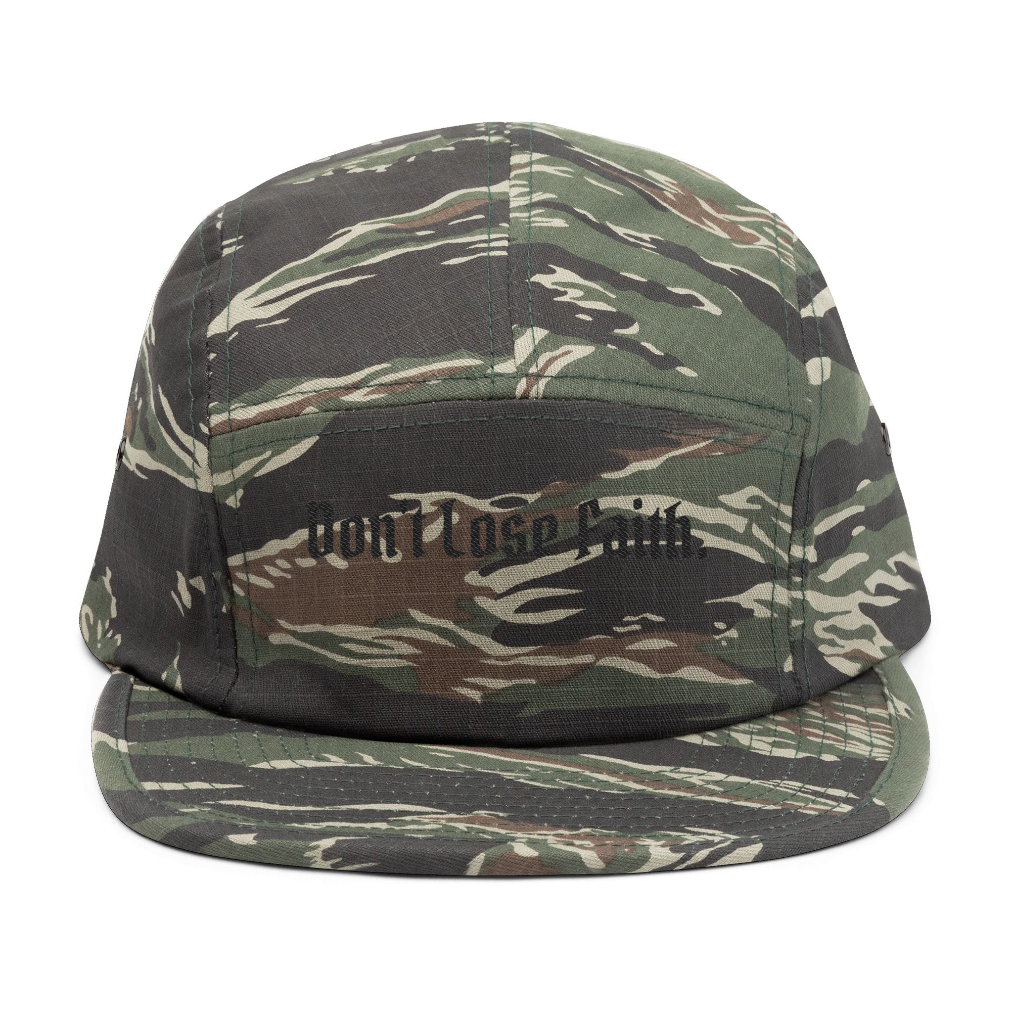 "Don't Lose Faith." Embroidered 5-Panel Cap