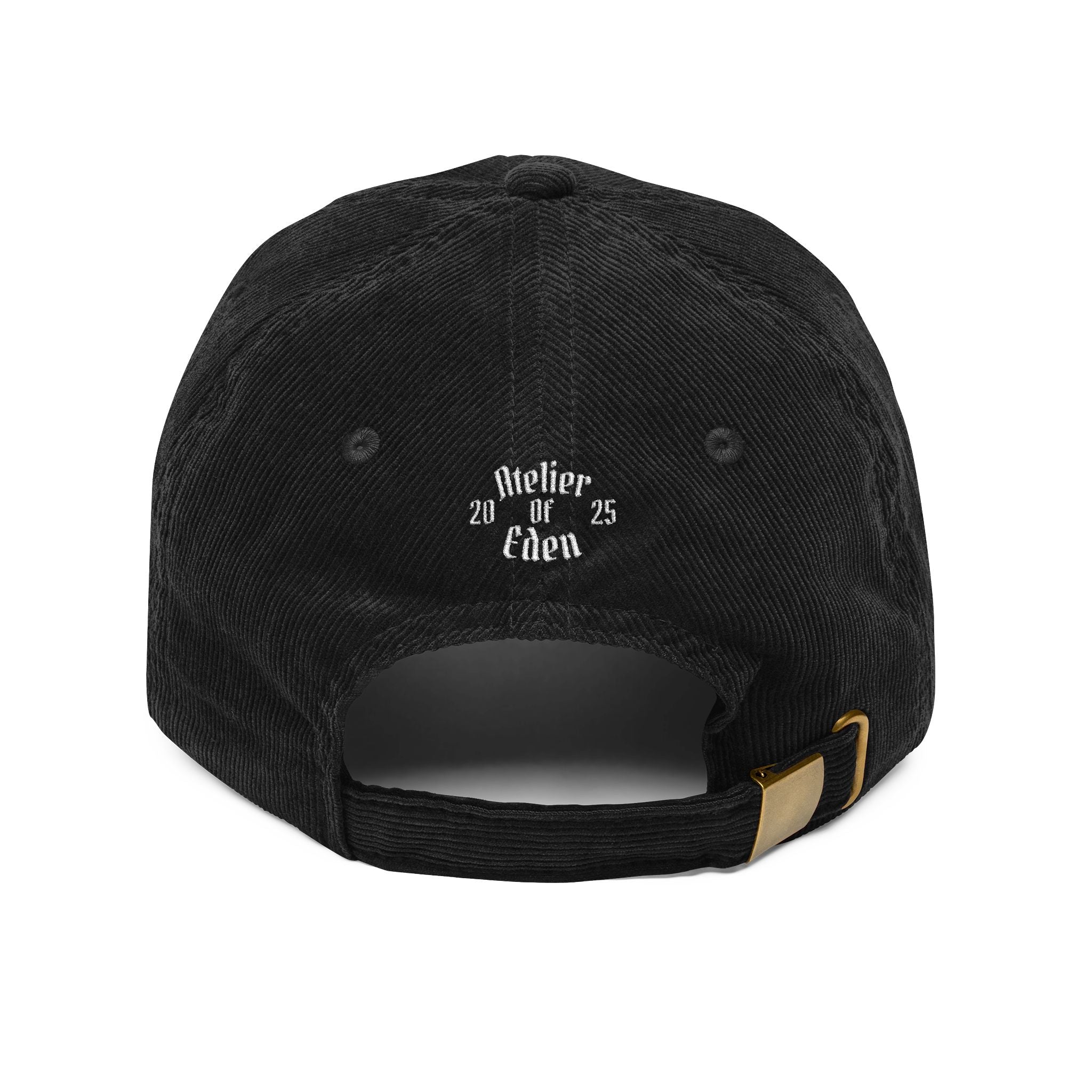 AtelierOfEden “Satisfy your soul” Vintage Corduroy Cap (Embroidery)