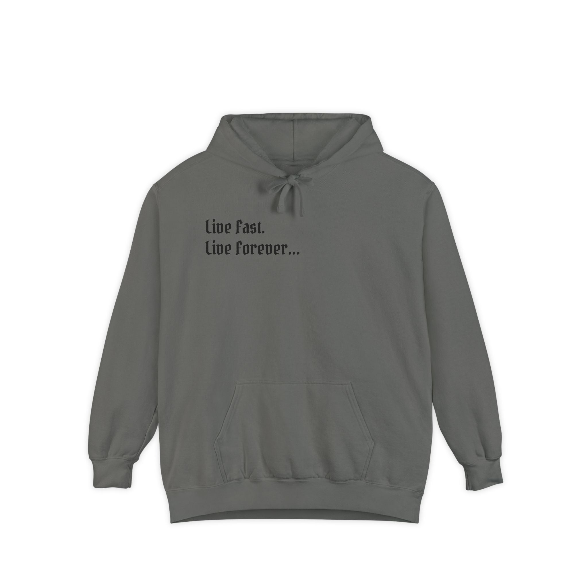 "Live Fast. Live Forever..." Atelier Of Eden. Unisex Hoodie