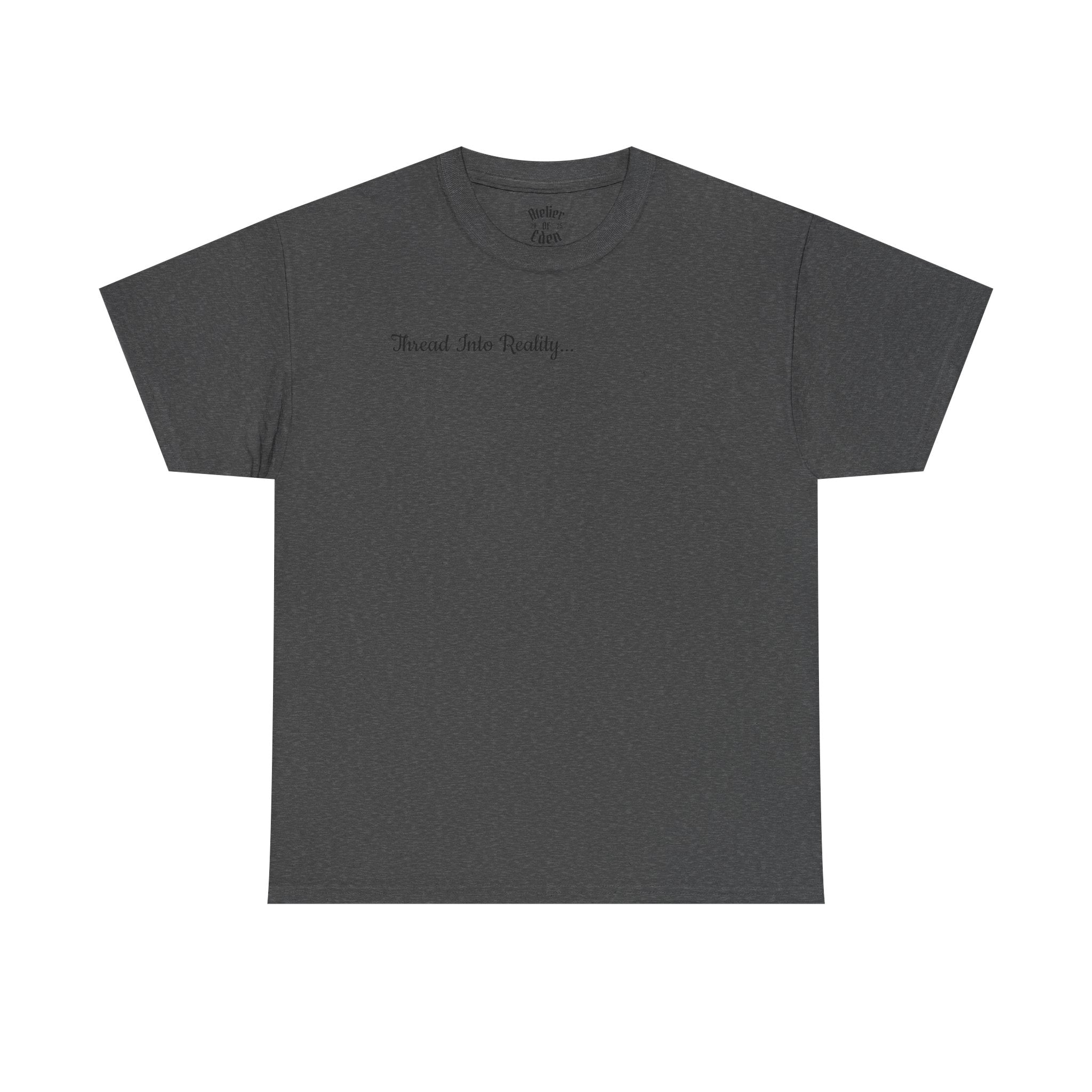 "Thread Into Reality" Atelier Of Eden. Minimal Script T-Shirt