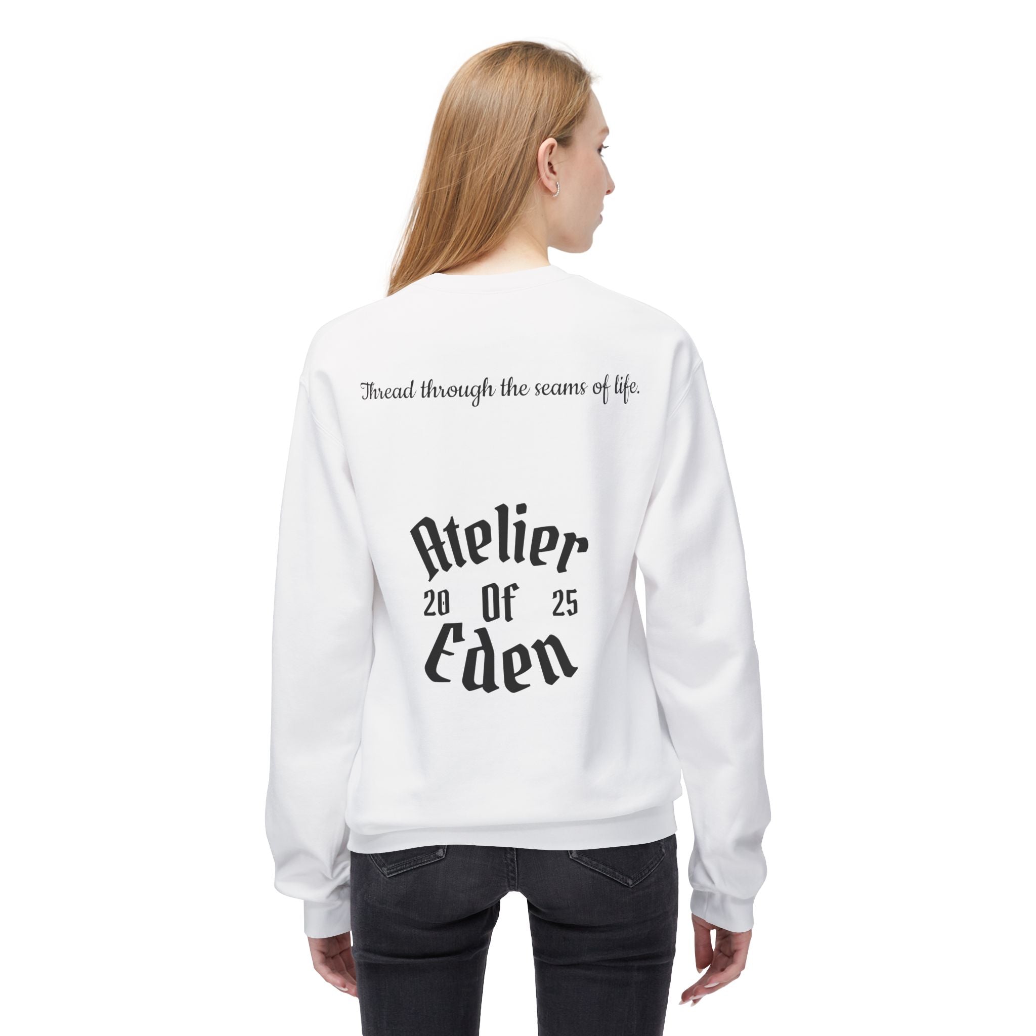 “Thread Into Reality” Atelier Of Eden. Crewneck Sweatshirt