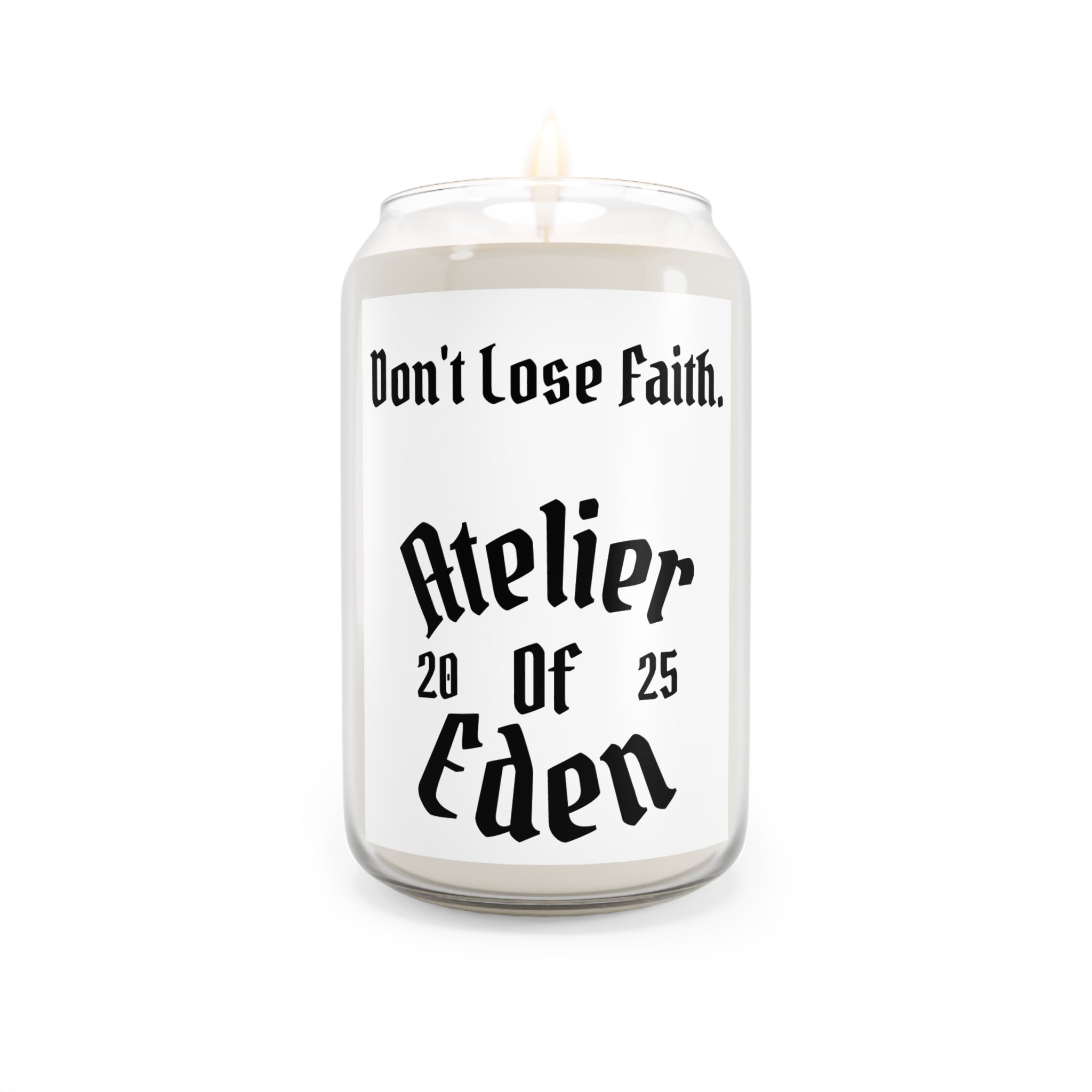 AtelierOfEden "Don't Lose Faith" Scented Soy Candle 13.75oz