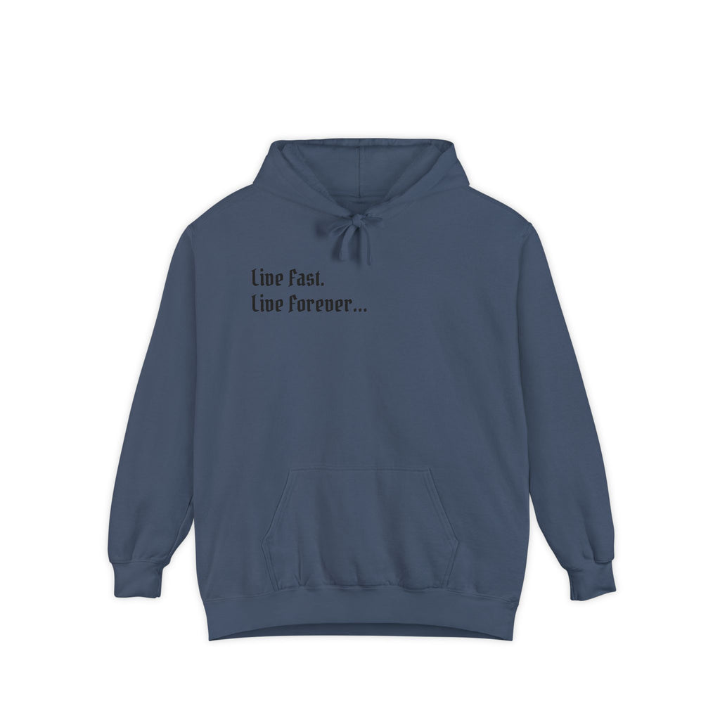 "Live Fast. Live Forever..." Atelier Of Eden. Unisex Hoodie