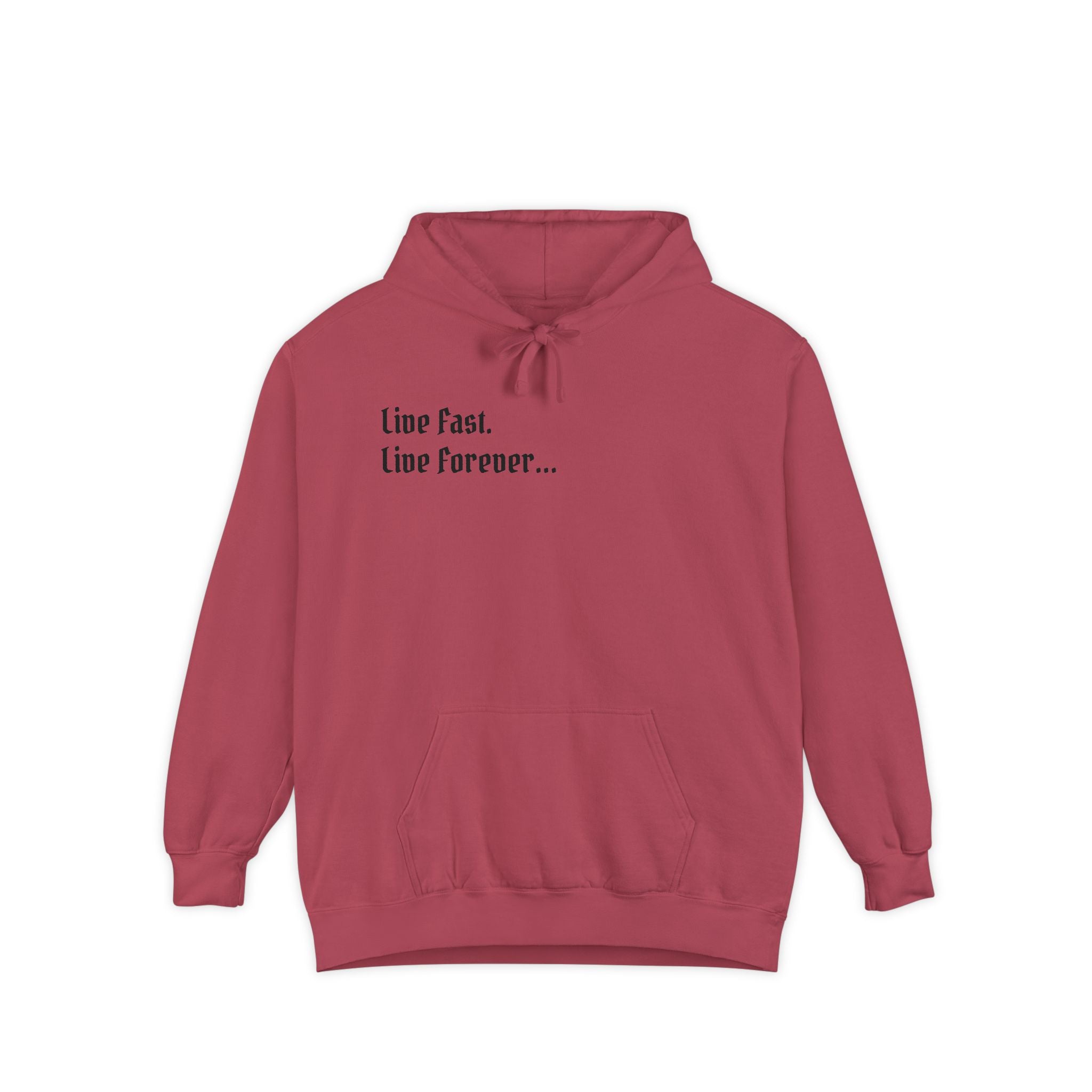 "Live Fast. Live Forever..." Atelier Of Eden. Unisex Hoodie
