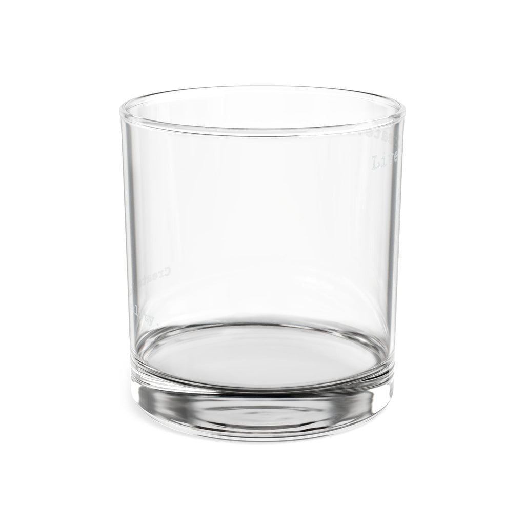 AtelierOfEden "Live To Create." - Engraved Rocks Glass 10.5oz