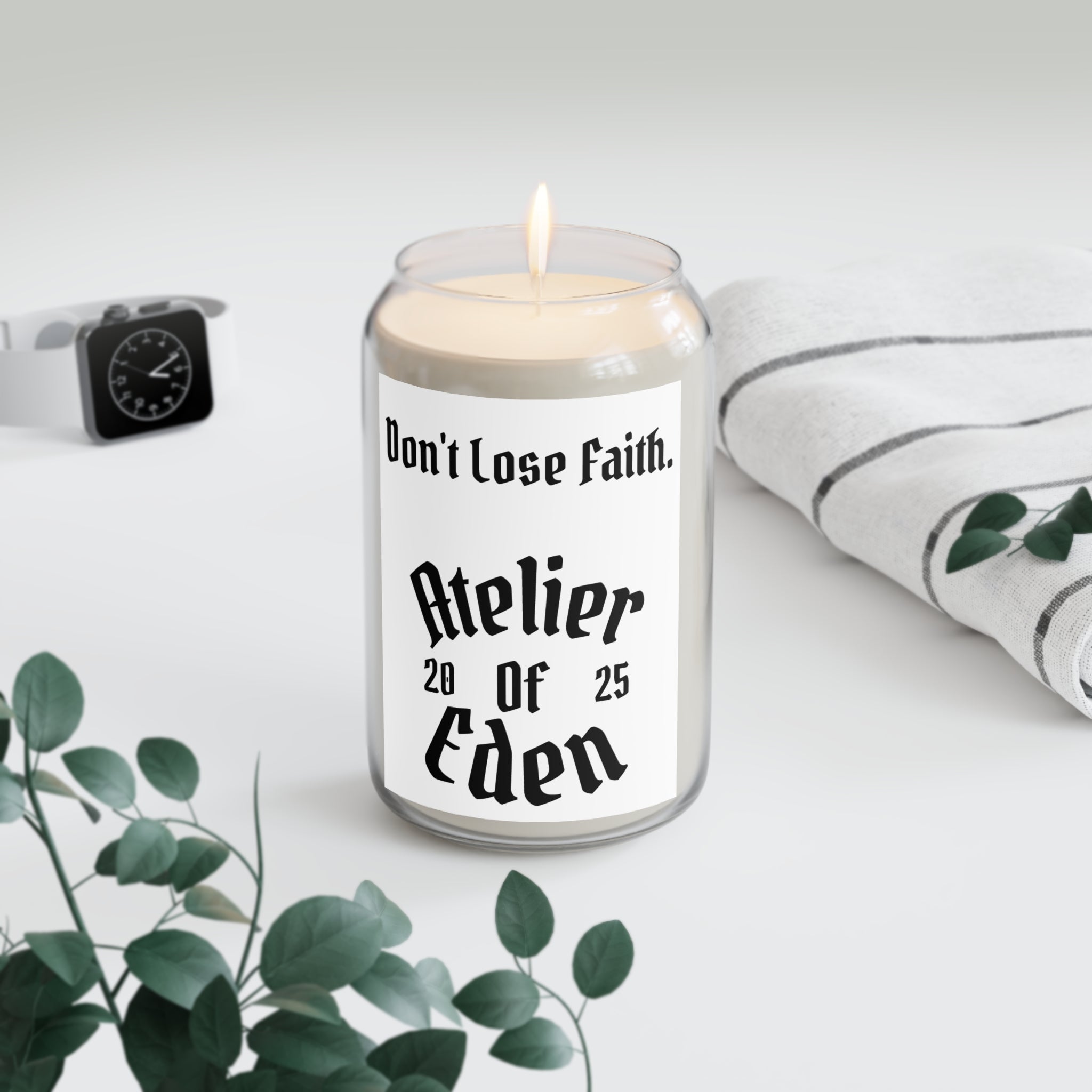AtelierOfEden "Don't Lose Faith" Scented Soy Candle 13.75oz
