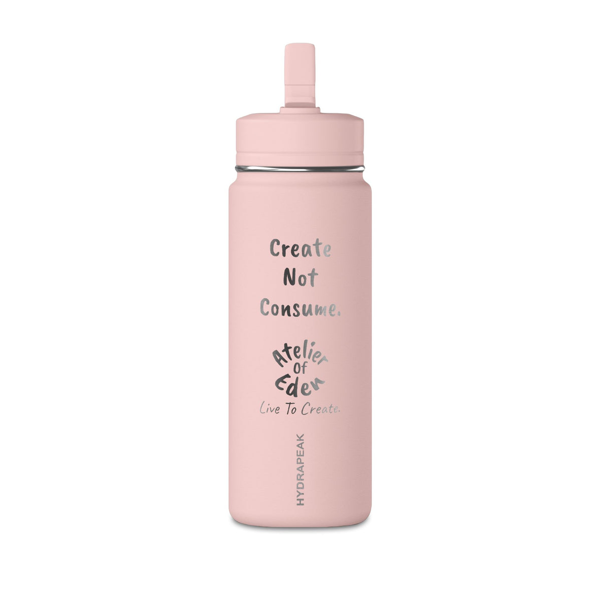 "Create Not Consume." 20oz Mini Water Bottle