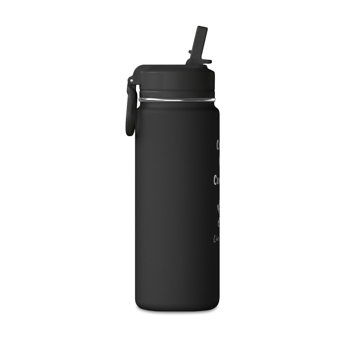 "Create Not Consume." 20oz Mini Water Bottle