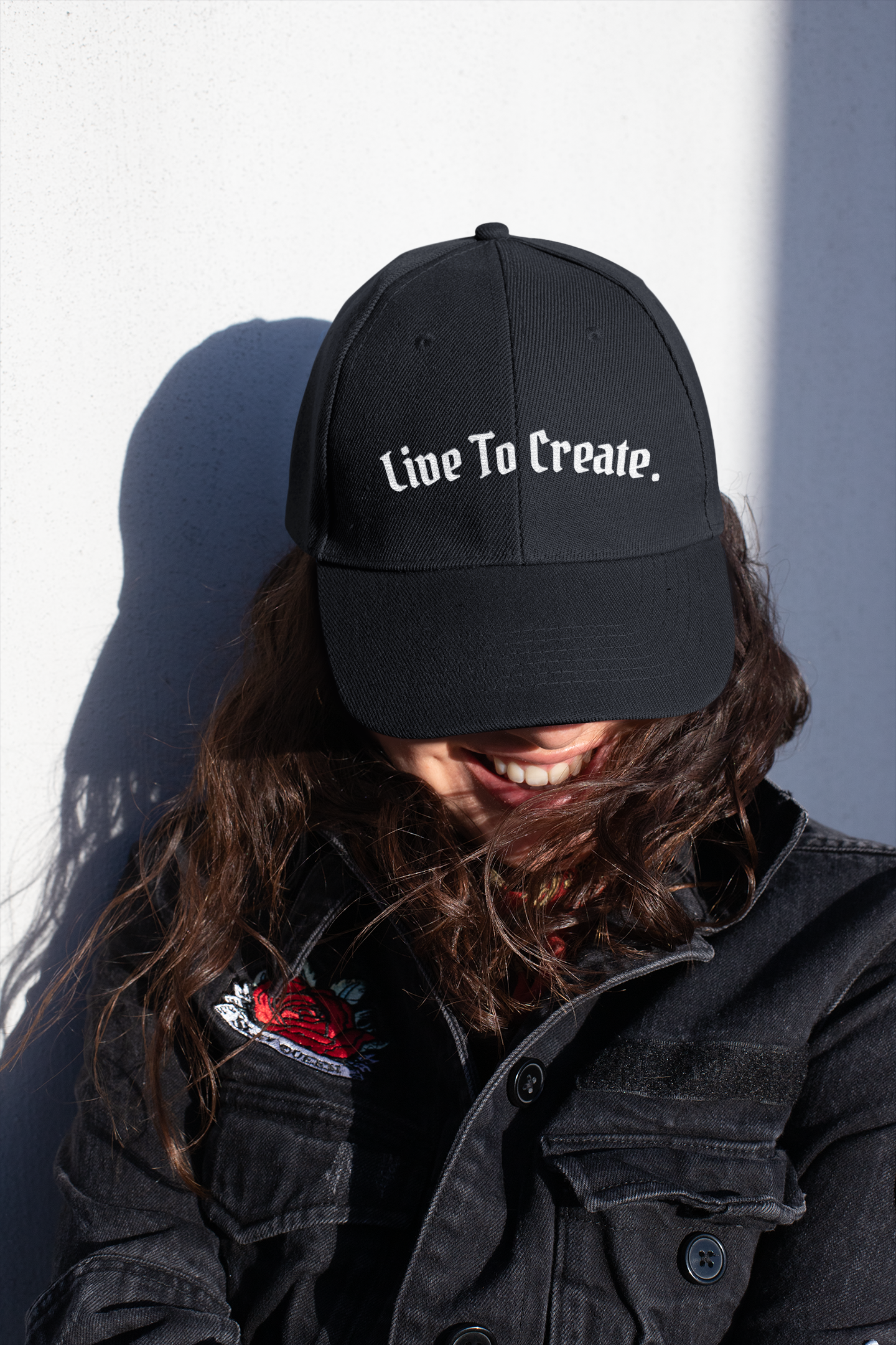 AtelierOfEden “Live To Create.” Vintage Corduroy Cap (Embroidery)