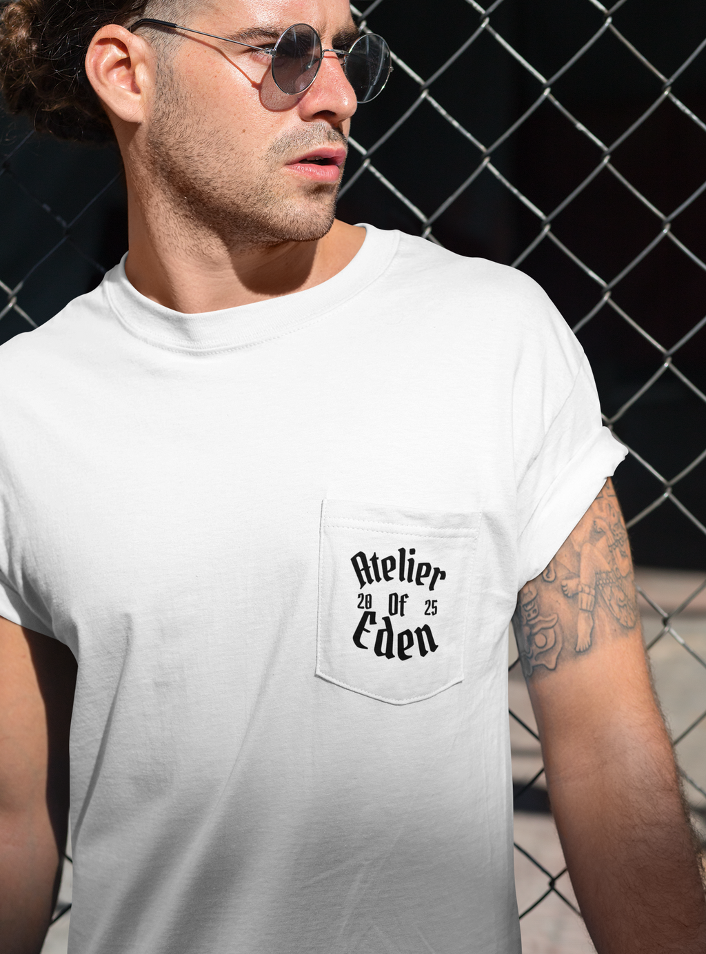 AtelierOfEden “Live To Create.” Pocket Tee