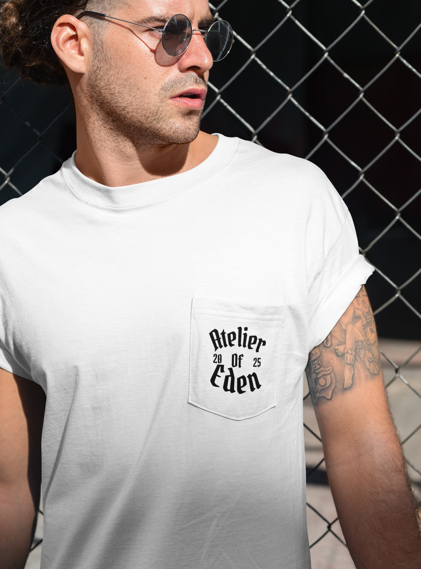 AtelierOfEden “Live To Create.” Pocket Tee